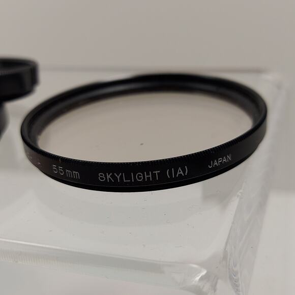 Lot of 6 Lens Filters Cases 52 55 mm Kalt Osawa Vivatar Red Blue Haze Skylight - Picture 8 of 11